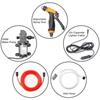 Portable Intelligent Electric Pressure Washer Pump 100W 160 PSI 12V Portable Pressure Powerful Washing Kit with 21.3 Feet PVC Ho