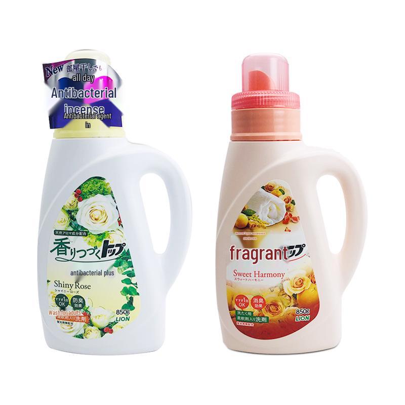 Japanese Lion Aroma Laundry Detergent Refill - Floral & Fruity White Rose Scent, 850g/900g