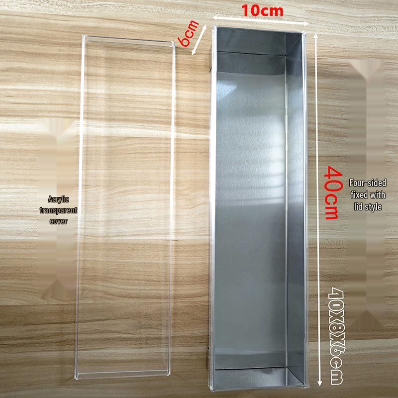 Stainless Steel Rectangle Tiramisu & Mousse Cake Mold Tray