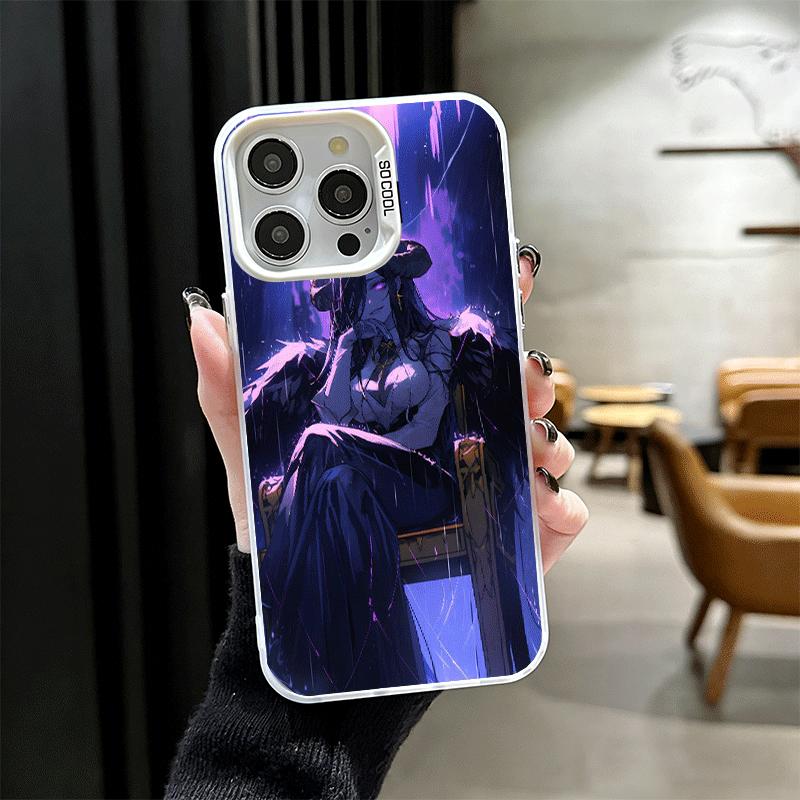 Albedo O-Overlords Anime Shockproof Phone Case for iPhone 17 Air 16 16E 15 Pro Max 14 Plus 13 Mini 12 Back Cover Anti Fall Funda