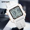 SANDA 6377 Fashion Electronic Watches for Man Luminous Calendar Waterproof Clock Outdoor Sports Casual Ladies Digital Wristwatch