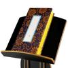 Sunmany Reading a stand for holding a family a low reading made in Yamanaka A simple design for Buddhist modern and Shinto black gold Compact and