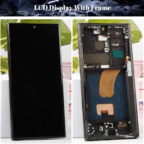 TFT for Samsung S23 Ultra LCD Digitizer Replacement for Samsung Galaxy S23 Ultra 5g Display Screen Replacement for Samsung SM-S918 Touch Screen