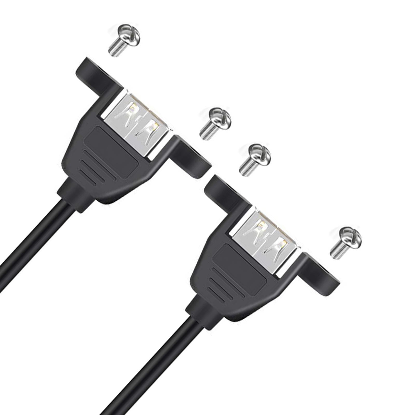 

USB 2.0 женский-женский адаптер кабель-конвертер шнур быстрая зарядка проводная линия поддержка скорость передачи данных 480 Мбит/с 50CM