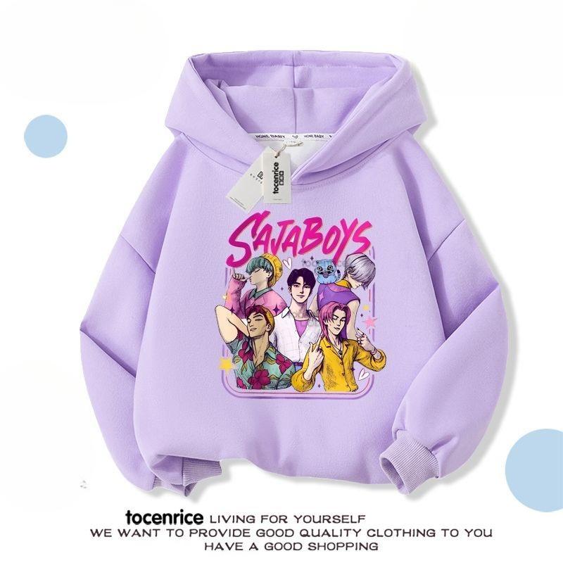 Children's Fashion Witch Hunt Team Hoodies, Spring and Autumn Boys' and Girls' Casual Long-sleeved Hoodies