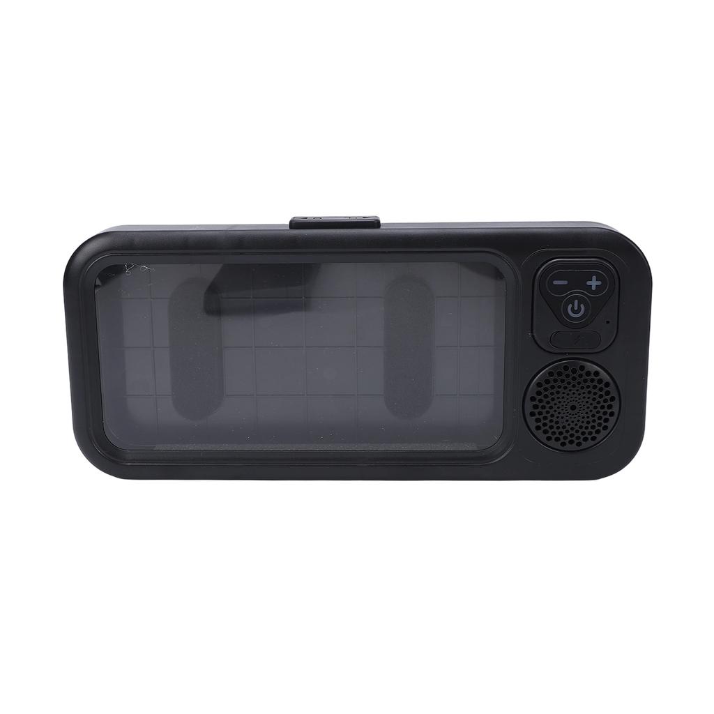 Vodotěsný držák na telefon do sprchy s Bluetooth reproduktorem, dotykovým ovládáním a RGB osvětlením do koupelny