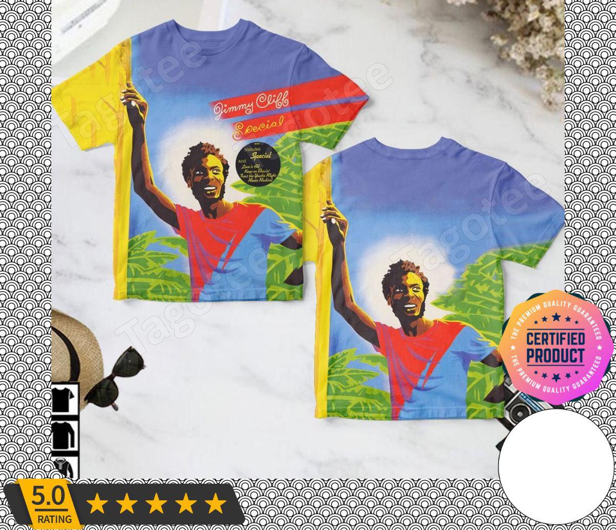 Jimmy Cliff Special Album Cover 3D T-shirt S to 5XL 2F1430 XXL