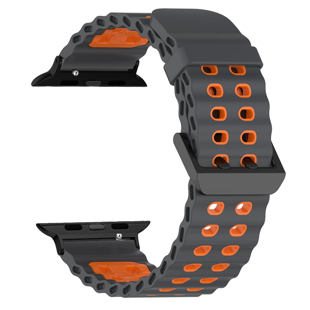 Silicone Strap for Apple Watch Ultra 3 49mm Band Breathable Bracelet for iWatch Series 11 10 42 46mm 9 8 7 6 SE 45mm 44mm Strap
