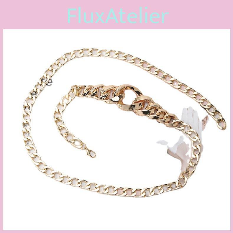 Metal Chain Waist Belt For Women Trendy Adjustable Accessory For Casual And Formal Wear