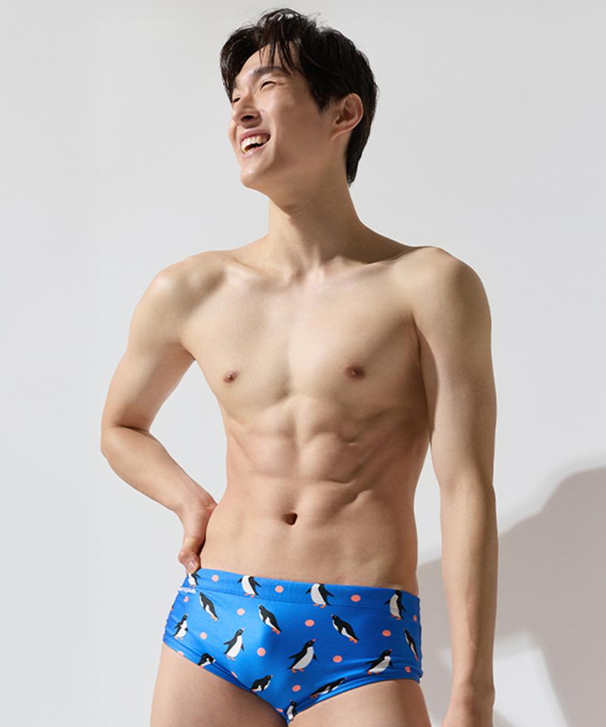 Umpa Penguin Square Men'S Swimwear