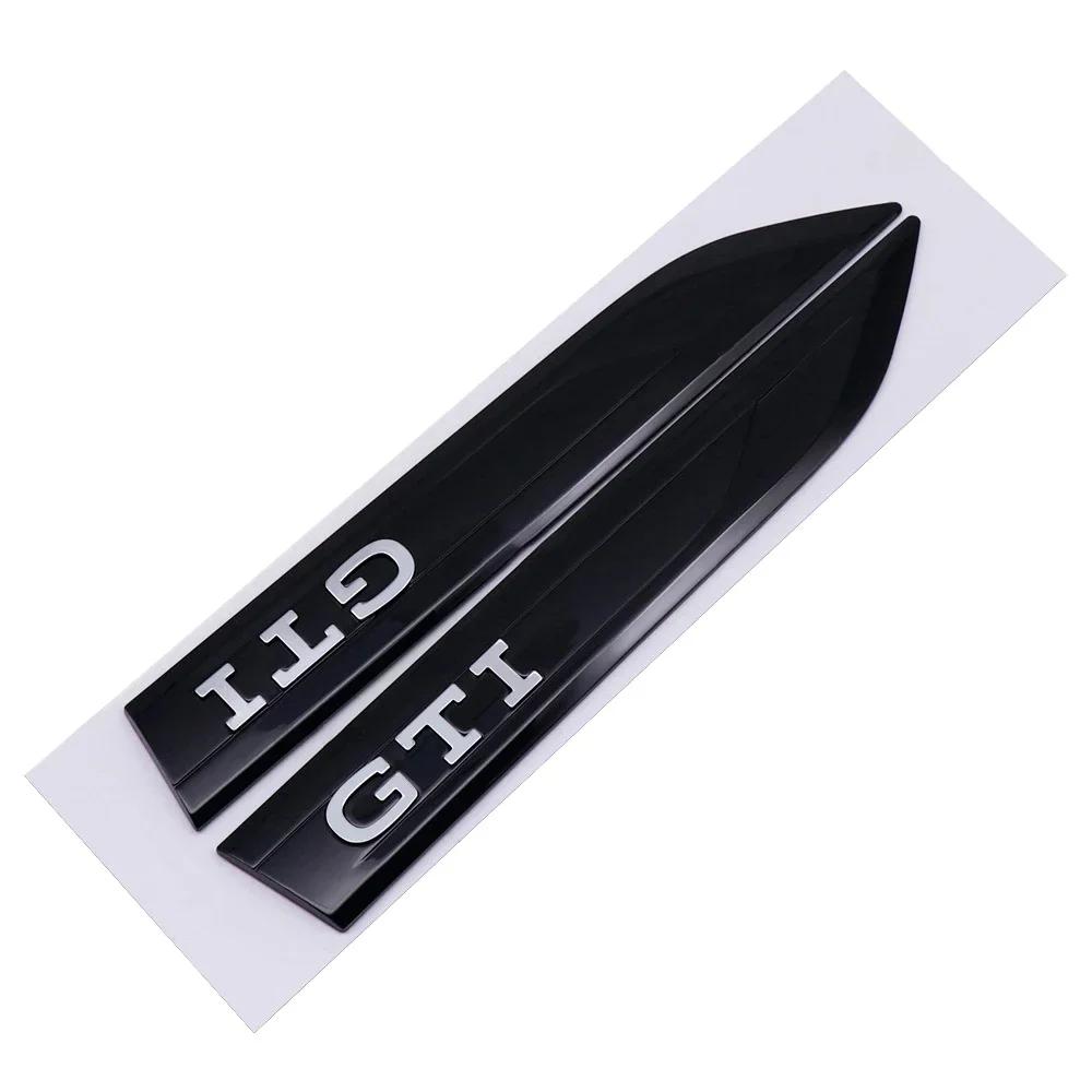 2026 Hot For VW VOLKSWAGEN 20x2.9cm Car Side Fender Emblem Sticker for Volkswagen GTI GTD Logo Golf Passat Touareg Lavida Santan