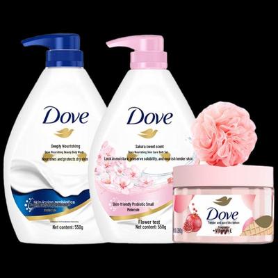 Dove Body Wash & Scrub Set