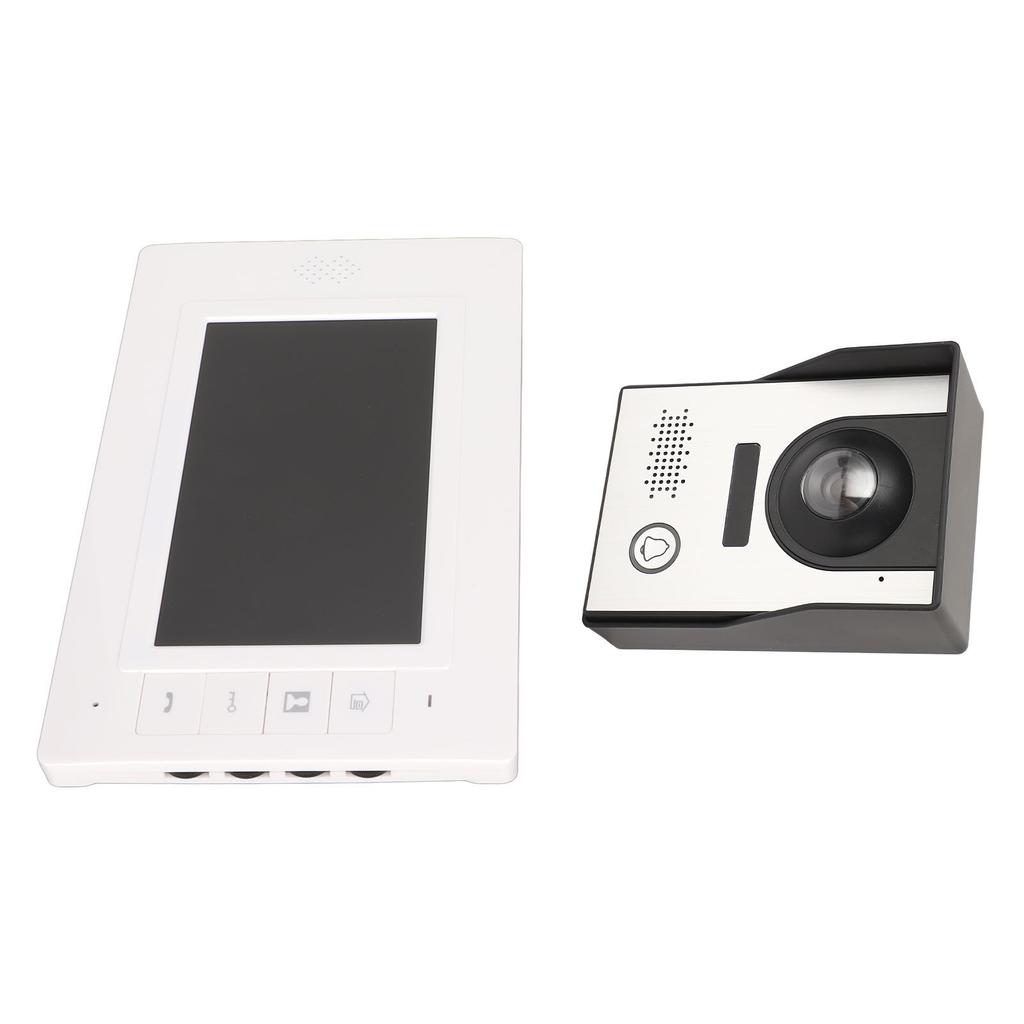7 Inch Home Intercom Doorbell Hands Free Night Vision Wired Video Doorbell Intercom System for Home