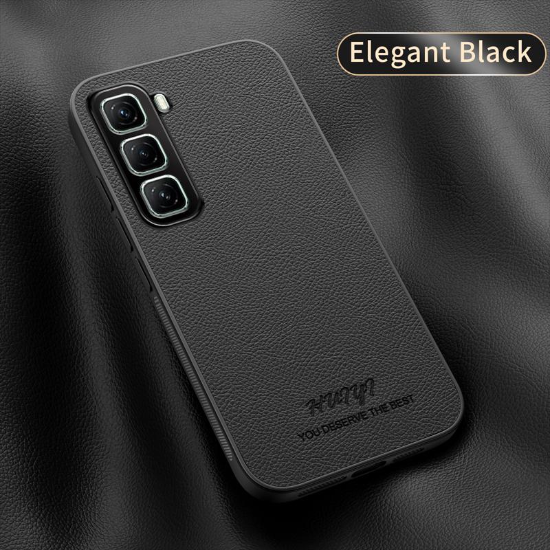 Pouzdro pro Infinix Hot 50 4G Magsafe Kožený Magnetický Držák do Auta Měkká Silikonová Ochrana Tvrdý Kryt na Telefon InfinixHot50 Skořepina