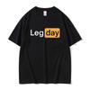 Funny Creativity Design Leg Day Fitness Workout Gym Graphic T Shirt Unisex Women Outdoors Soft Cotton T-shirt Male Oversized Tshirt