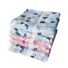 3Pcs 45x45cm 100% Cotton Vintage Rose Flower Women Handkerchiefs Bandannas Hand Towel Wedding Tea Party Favors