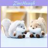 Plush Hamster Toy Keychain With Soft Polyester For Girls Gift And Bag Decoration