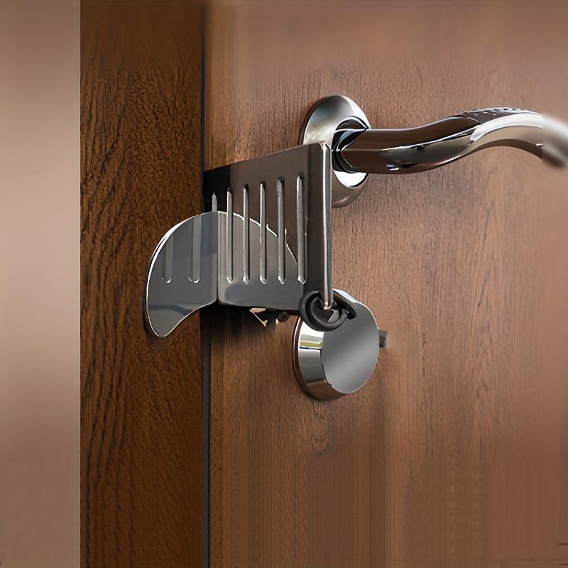 1pc Portable Door Lock: Enhance Your Travel Security with This Hotel and Apartment Door Stopper Window Latch
