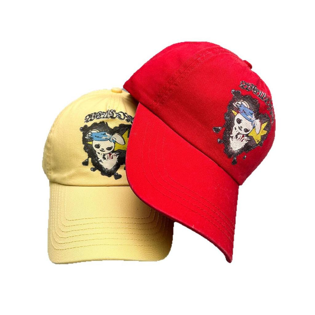 Design Cartoon Pattern Printed Baseball Cap Men'S And Women'S Sunshade Fun Cute Casual Cap
