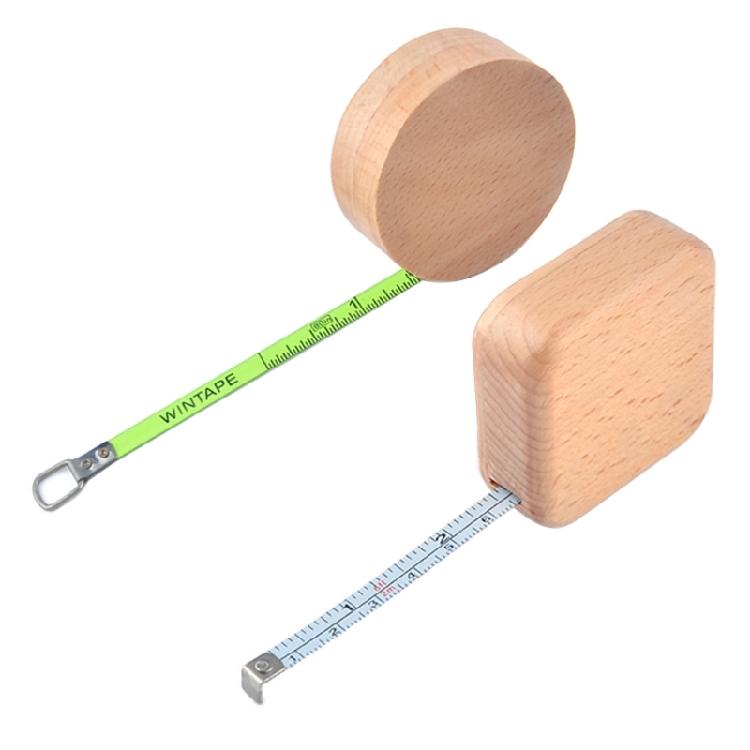 Wood Case Construction Tape Measure 2m Measuring Tape Ruler for Comfortable Grip In Any Setting