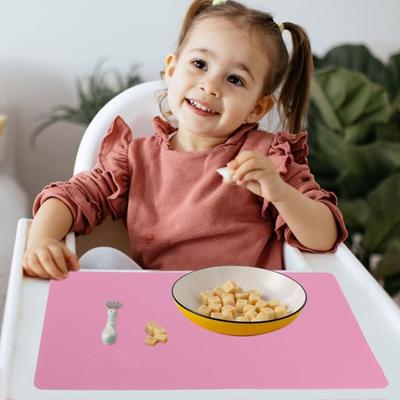 Silikon Placemat Isıya Dayanıklı Su Geçirmez Yemek Matı Yükseltilmiş Kenarlar Kaymaz Leke Tutmaz Pişirme