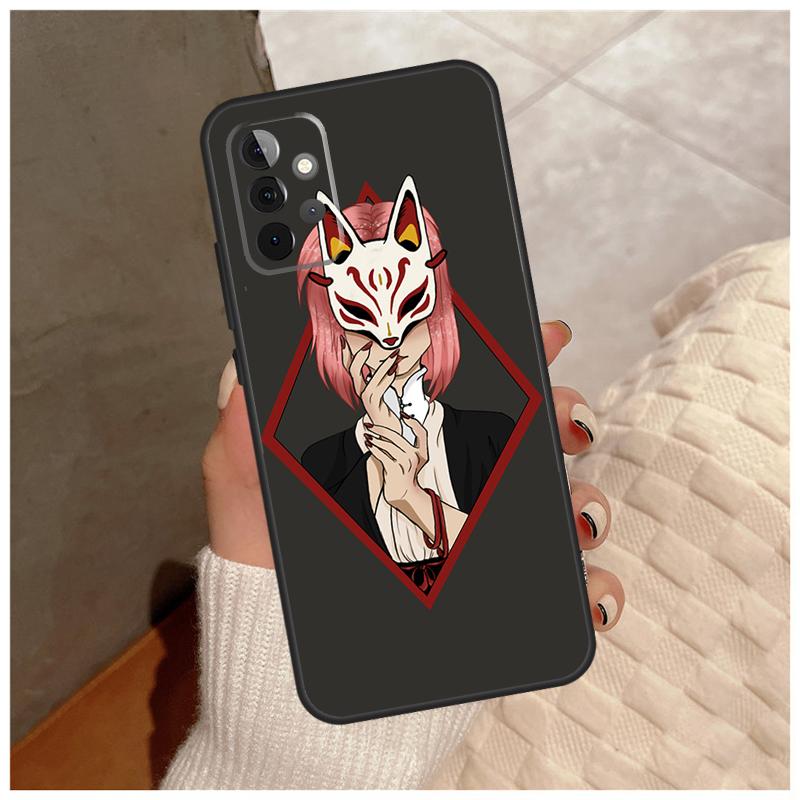 Japanese Style Anime Fox For Samsung Galaxy A13 A33 A53 A34 A54 A14 A15 A16 A26 A36 A56 A12 A32 A52 A06 A35 A55 Case