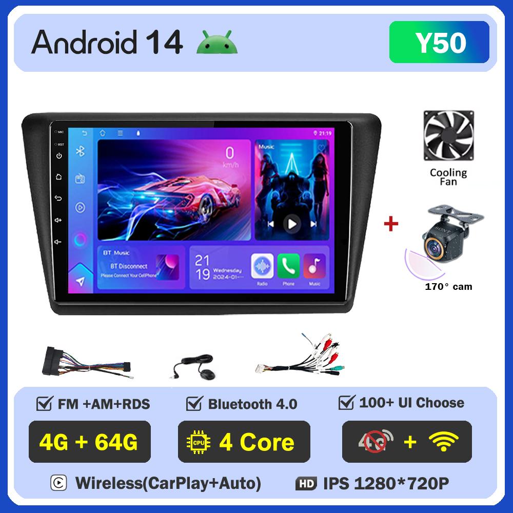 Pentru Skoda Rapid NH3 NH1 2012-2020 Player Radio Auto Mașină Carplay Ecran Autoradio Mirror Link Touch Screen Sisteme Inteligente Auto