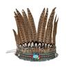 Feather Headwear for African Drum Performances, Tribal Hair Accessories, and Photography Fashion Show Props