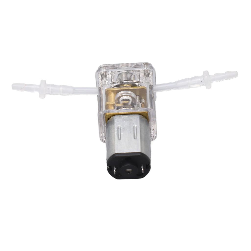 Mini Peristaltic Pump Transparent Shell 1mlmin Flow 0.001m Lift Liquid Dosing Pump for Beauty