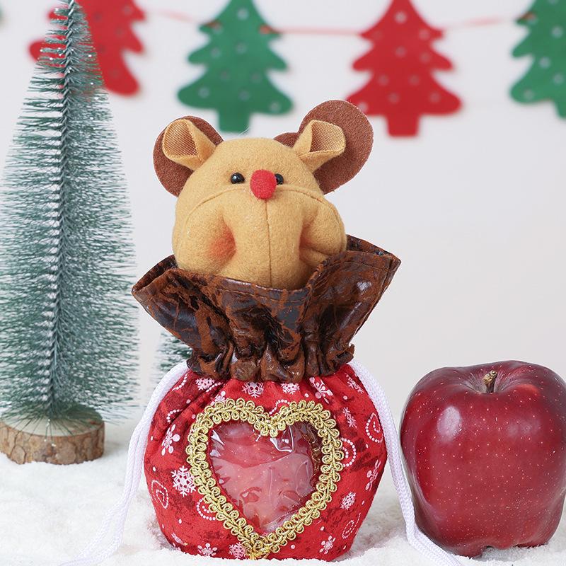 Christmas Eve Gift Bag: Snowman & Santa Candy Packaging for Kids