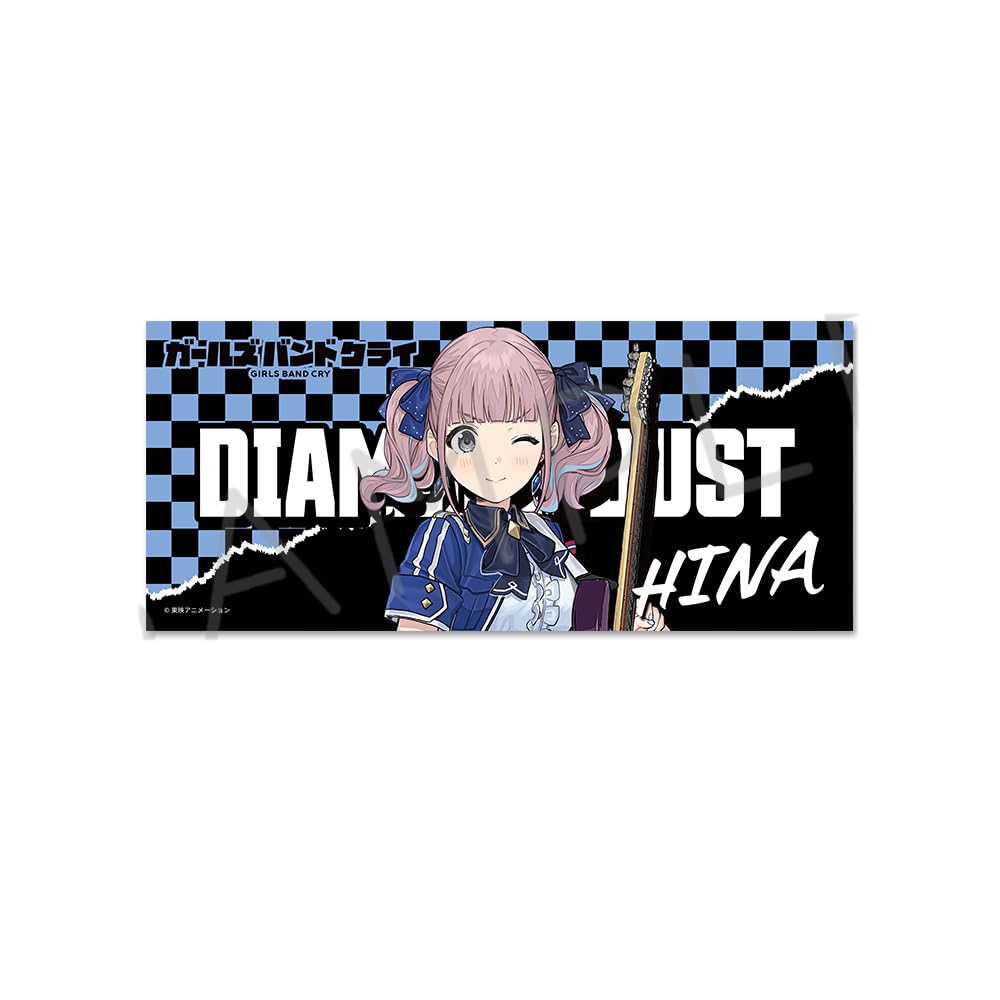 TV Anime Band 3rd Edition Face Towel YF "Girls Cry" [Hina]