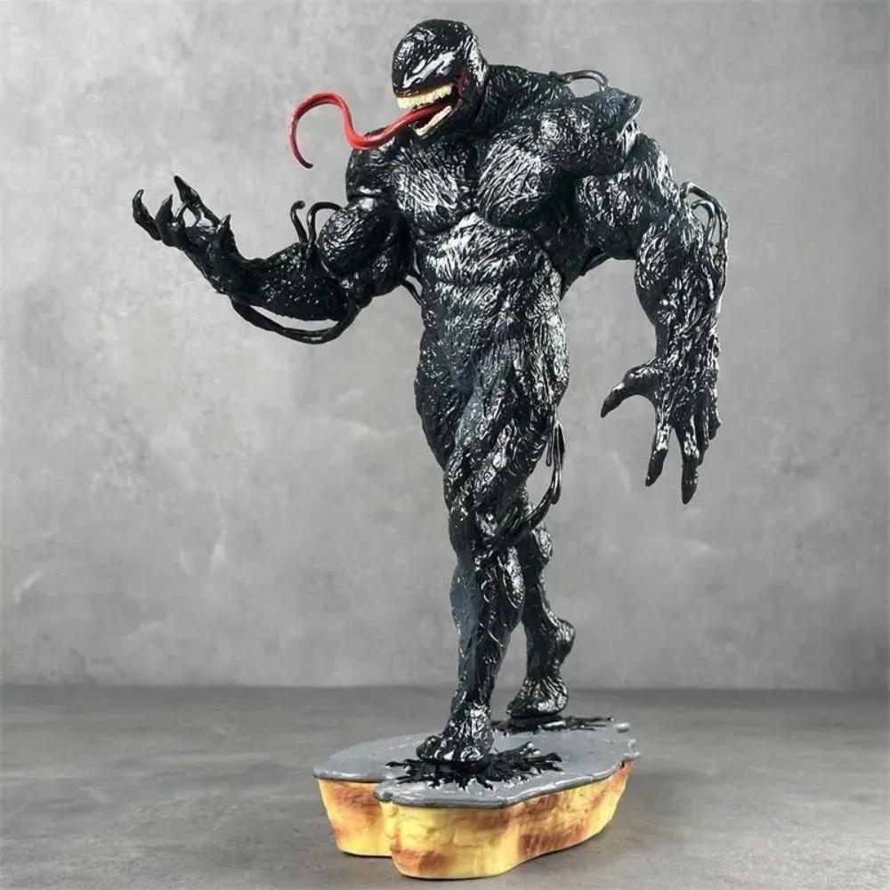 2024 Neuestes Venom Solides PVC Liegende Position Venom Schurkenallianz Spider-Man Anime Handgefertigtes Modell Dekoration Puppe