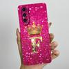 For Samsung Galaxy A37 A57 5G 2025 Crown Initial Letter Couple Phone Case SM-A376B SM-A5760 Soft Silicone Lens Protective Casing