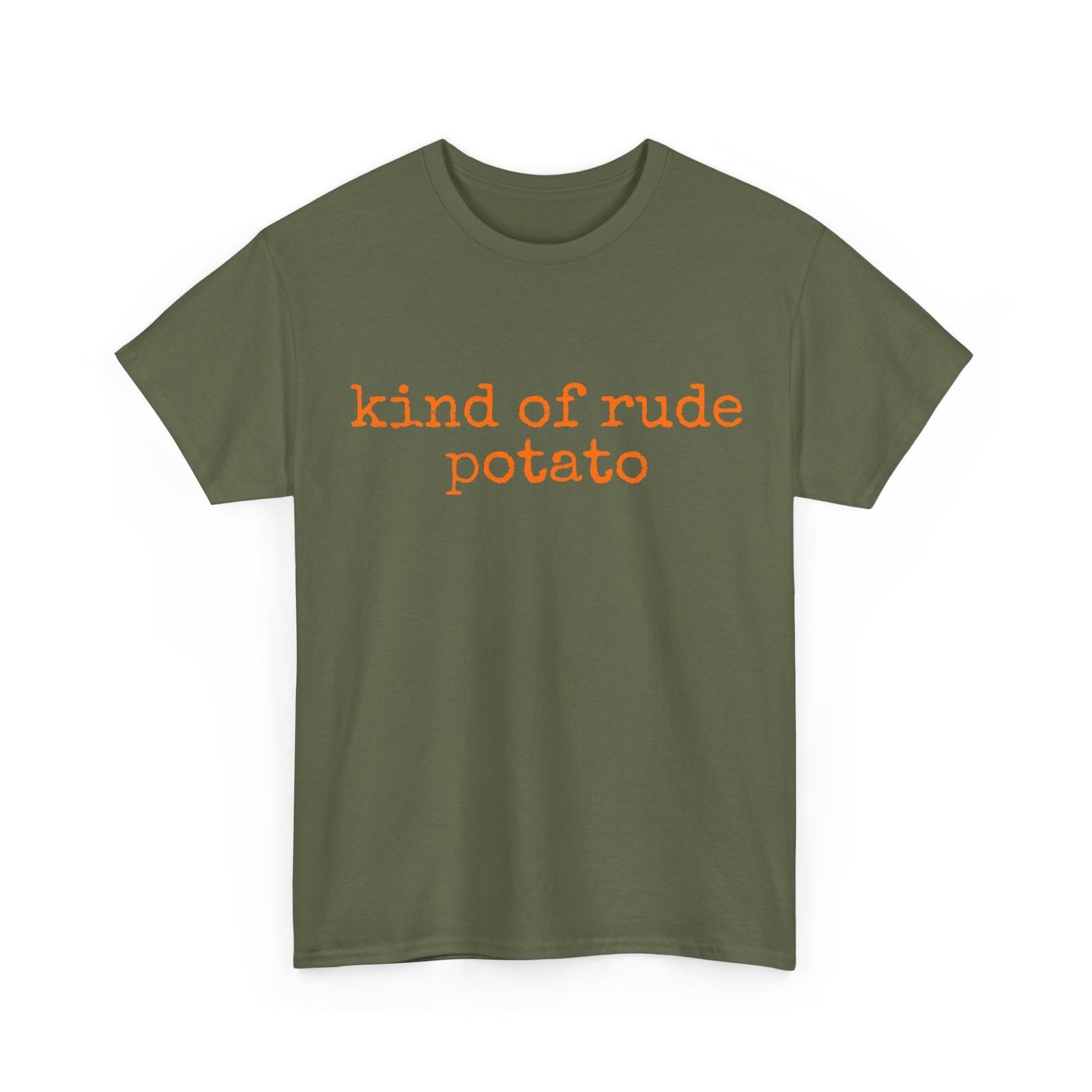 Sweet Potato and Kind of Rude Potato Tee, Funny Thanksgiving T-shirt M