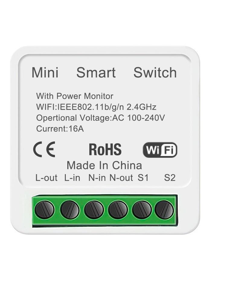 Graffiti Zigbee/WiFi Smart Multi-channel Switch: On-Off, Dry Contact, Curtain Control, Dimming, Metering Compatibility