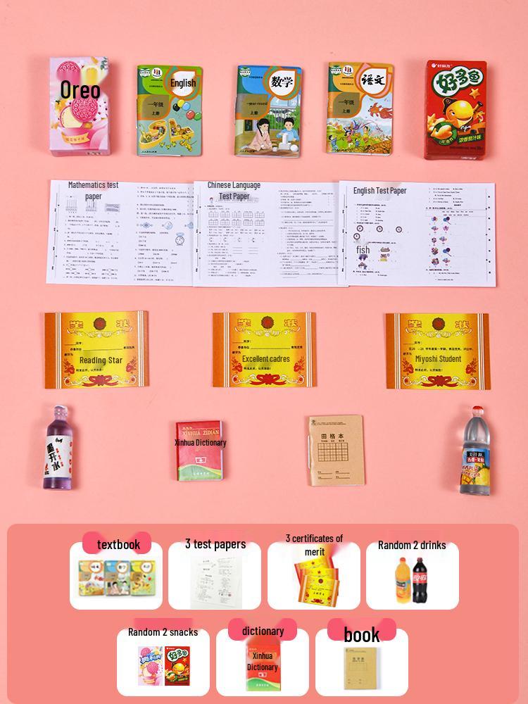 

2025 New Mini Backpack & Stationery Set for Kindergarten Girls (Grades 1-6)