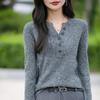 Red Thin Retro Bottoming Shirt for Women's Autumn and Winter New Models with Large-size Women's Knitted Sweater