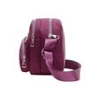 Elegant Nylon Crossbody Bag Multi-layer Large Capacity Mid-aged Shoulder Bag Grid Classic Casual Women Messenger Bag Lady