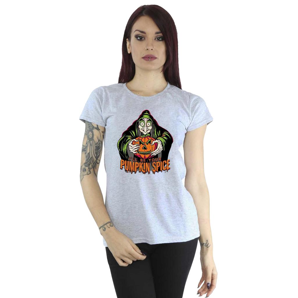 Disney Damen/Damen Pumpkin Spice Evil Queen Villains T-Shirt