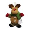 Christmas Hanging Plush Ornaments Festive Season Pendant Doll for Home Decoration and Christmas Tree Bows