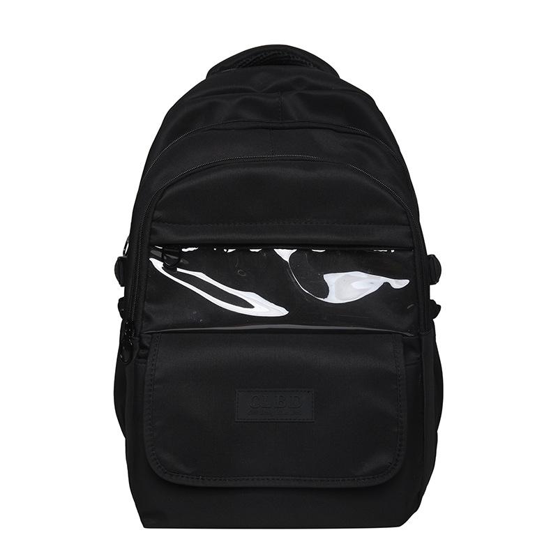 Student Backpack Junior Senior High School School Bag Large Capacity Couple Computer Backpack