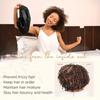 Satin Bonnets Night Sleeping Cap Large Elastic Wide Soft Band Colorful Silk Hat for Curly Hair Care Beauty Makeup for Women Men