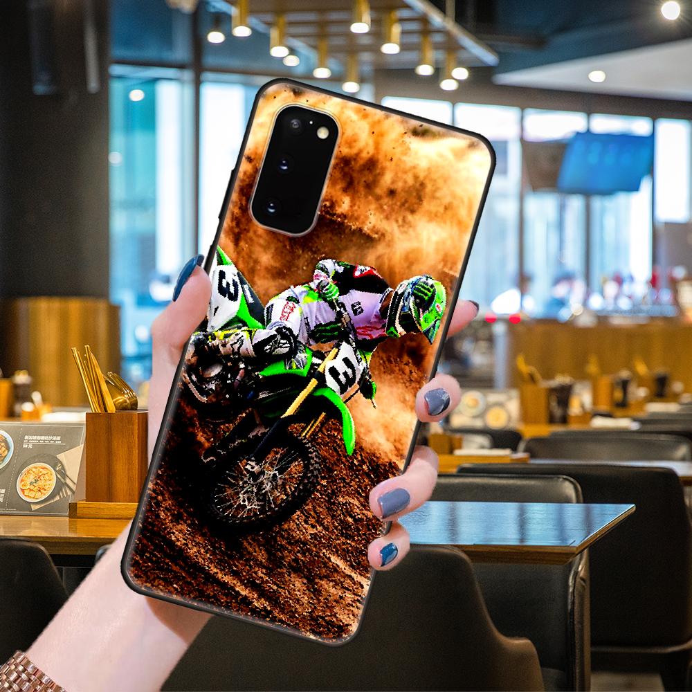 Telefonkasten für SamSung Galaxy S Note 21 20 10 9 8 7 6 Plus Edge E Lite Ultra Schwarz Cover Wasserdicht 3D Coque Moto Motorrad