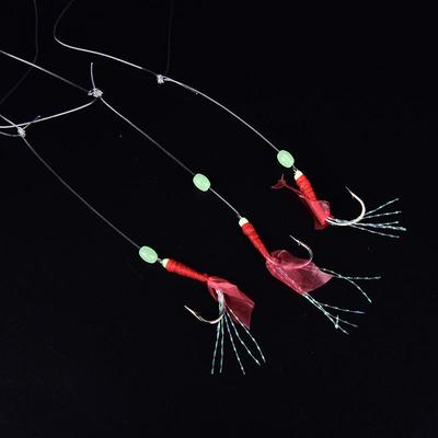 Sabiki Tackle Rigs Salzwasser-Meeresfischköder Trolling-Hakenköder #8 10 12 14 16