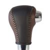 Tricolore Exchange DIY Shift Knob Leather Wrap Kit for Solio Bandit HV Spacia Custom HV Spacia Gear HV and XBEE HV Burnt Brown Leather and x Black