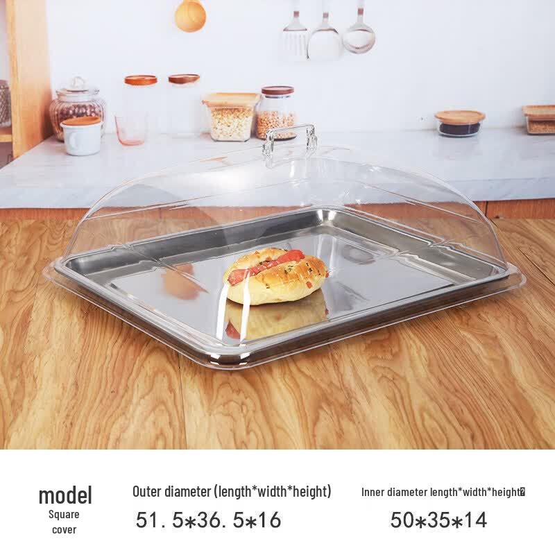 Rectangular Transparent Plastic Food Cover