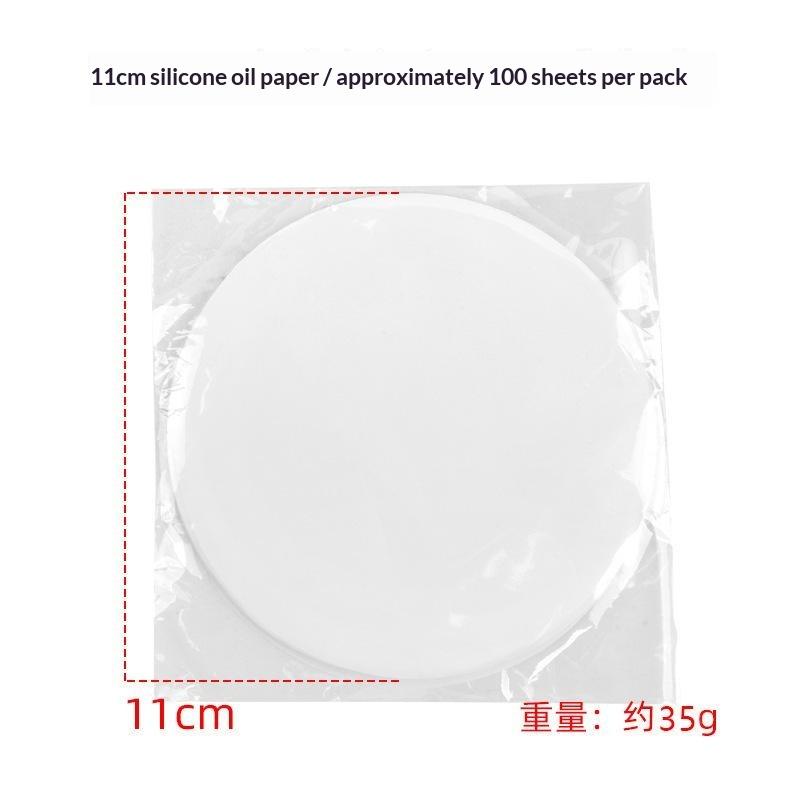 Circular Burger Mold Burger Press Non Stick Meat Pie Machine Home Food Mold Kit Small Tool With 100 Meat Pie Paper