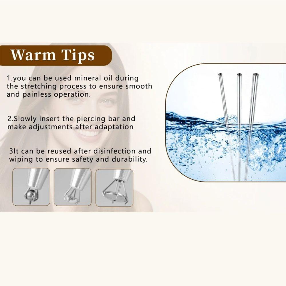 Stainless Steel Earring Applicator Piercing Kit Dermal Piercing Tool  Jewelry Changing
