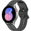 Bracelet for Samsung Galaxy Watch 7/6/5/4/3 40mm/42mm/43mm/44mm/45mm/46mm, Adjustable Buckle Soft Silicone - Black