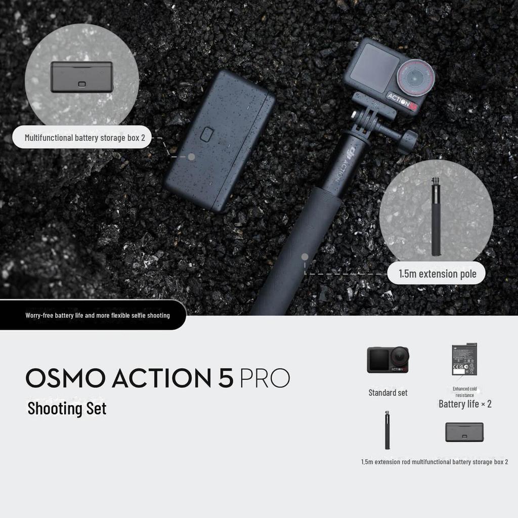 "DJI Osmo Action 5 Pro 4K Sports Camera for Motorcycle, Vlog, and Travel Photography"